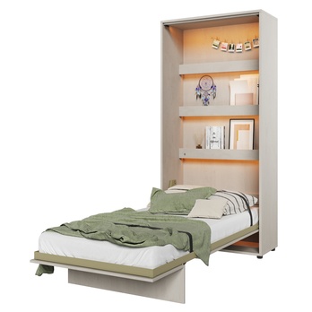 Sklápěcí postel s roštem CONCEPT JUNIOR CJ-02, silk flou, 90x200 cm 3