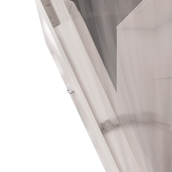 Sklápěcí postel CONCEPT PRO CP-01 bílá matná, 140x200 cm, vertikální 4
