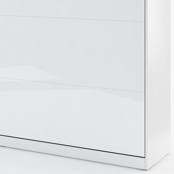 Sklápěcí postel CONCEPT PRO CP-05 bílá vysoký lesk, 120x200 cm 3