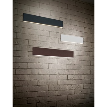 Nástěnné LED svítidlo CONCHA antracitová 1