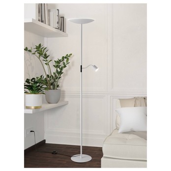Stojací lampa CONIVARINO bílá 1