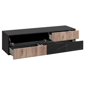 TV komoda CONNIS 5 černá/dub viking 3
