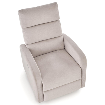 Relaxační křeslo CORANAU světle béžová 3