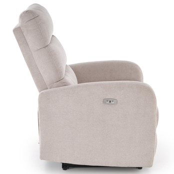 Relaxační křeslo CORANAU světle béžová 6