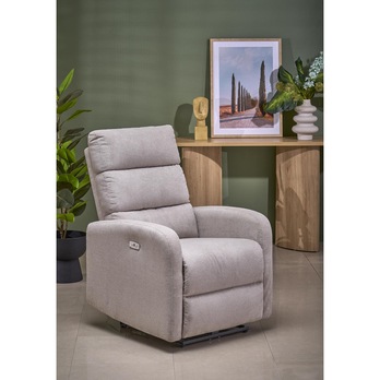 Relaxační křeslo CORANAU světle béžová 1