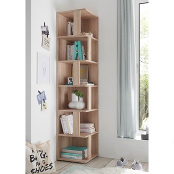 Regál  CORNER SHELF dub sonoma 1