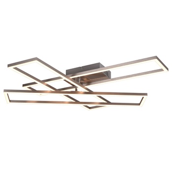 Stropní LED svítidlo CORSO matný nikl 1
