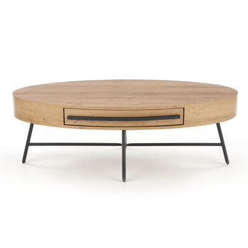 Konferenční stolek CORULANO dub zlatý/černá 1