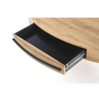 Konferenční stolek CORULANO dub zlatý/černá 3