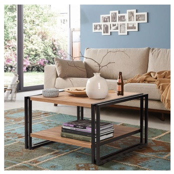 Konferenční stolek COSMO přírodní/černá 1