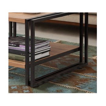 Konferenční stolek COSMO přírodní/černá 2