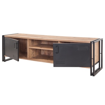 TV komoda COSMO borovice atlantická/černá 2