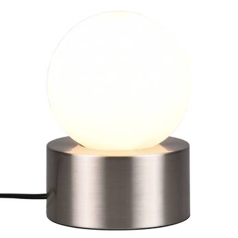 Stolní lampa COUNTESS nikl/bílá 1
