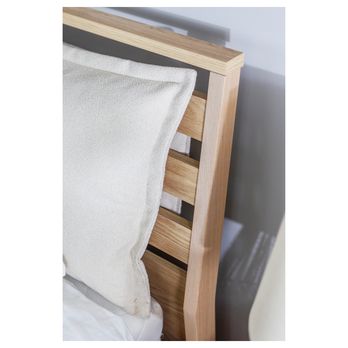 Čalouněné podhlavníky  COZY béžová, 2 ks, pro šířku 160 cm 3