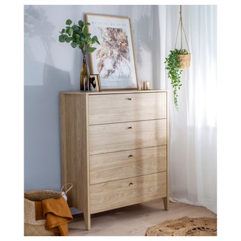 Komoda  COZY olejovaný dub, šířka 92 cm 4