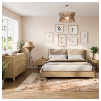 Komoda COZY olejovaný dub, šířka 136 cm 4
