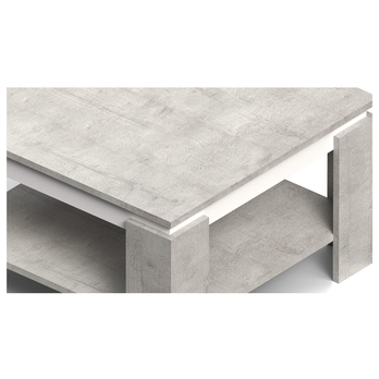 Konferenční stolek CRAY I beton/bílá 3