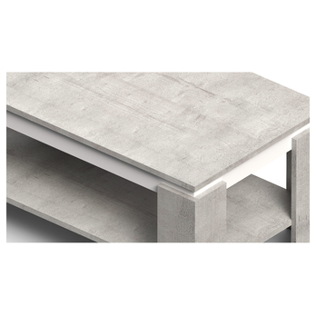 Konferenční stolek CRAY II beton/bílá 3