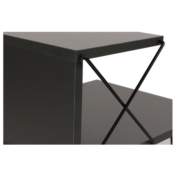 Noční stolek  CROSS antracitová 8