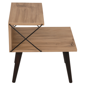 Noční stolek  CROSS přírodní 4