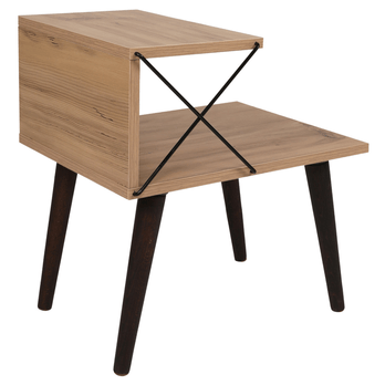 Noční stolek  CROSS přírodní 5