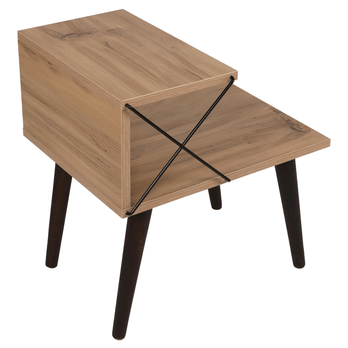 Noční stolek  CROSS přírodní 6