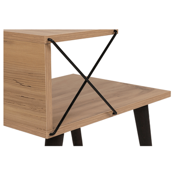 Noční stolek  CROSS přírodní 8