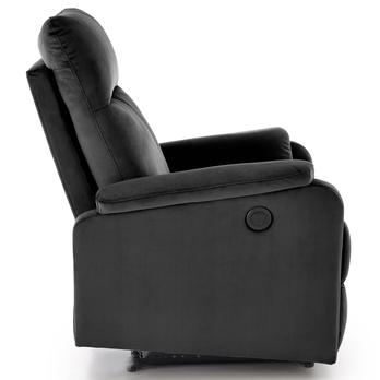 Relaxační křeslo CRUCES černá 4