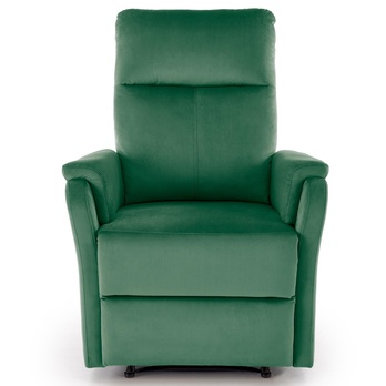 Relaxační křeslo CRUCES tmavě zelená 3