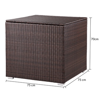 Zahradní box CUBE hnědá 8