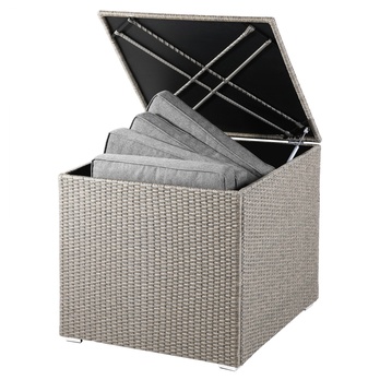 Zahradní box CUBE krémová 3