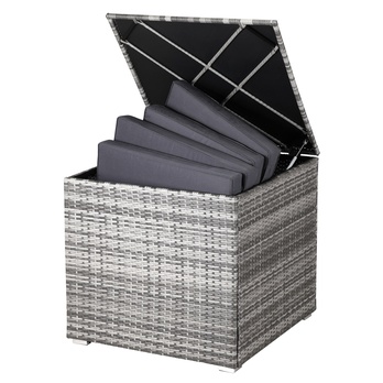 Zahradní box CUBE šedá 2
