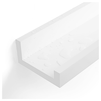 Nástěnná police  CUBES 38 bílá, 3 ks 3