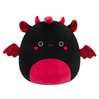 Hračka Squishmallows ĎÁBEL REBECCA černá/červená, 30 cm 1