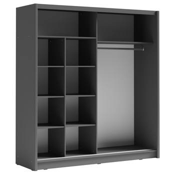 Šatní skříň DAFNE grafit 1