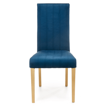 Jídelní židle DAIGU 3 dub medový/modrá 1
