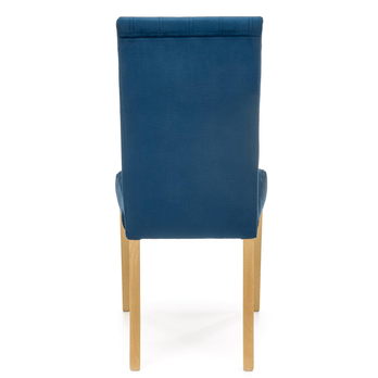 Jídelní židle DAIGU 3 dub medový/modrá 3