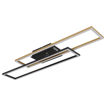Stropní LED svítidlo DAKARI černá/zlatá 4
