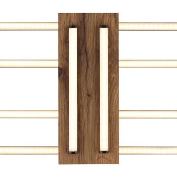 Stropní svítidlo DAKARI černá/hnědá 5