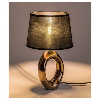 Stolní lampa DALORA černá/bronzová 2