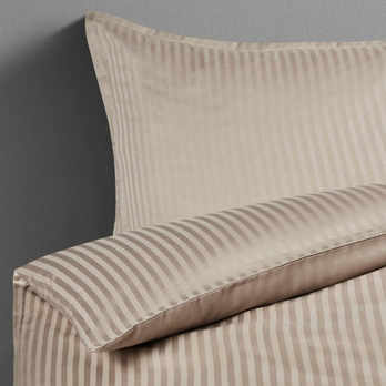 Povlečení DAMAŠEK taupe, 2 ks 80x80 cm a 200x200 cm 1