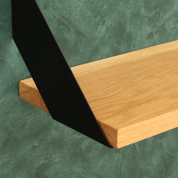 Nástěnná police DANAL dub, šířka 50 cm 3