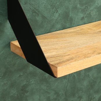 Nástěnná police DANAL mango, šířka 100 cm 3