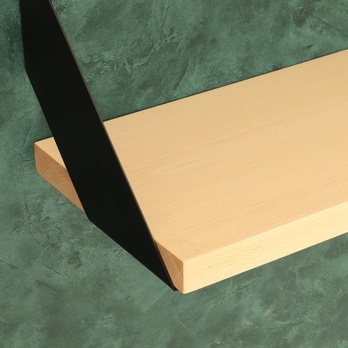 Nástěnná police DANAL buk, šířka 150 cm 3