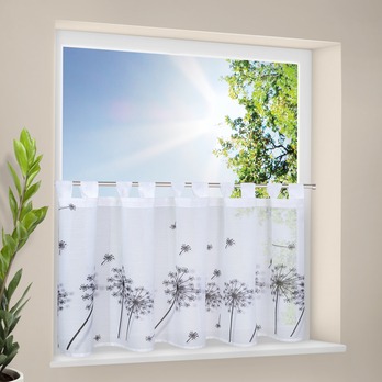 Záclona DANDELION bílá, 145x50 cm 1