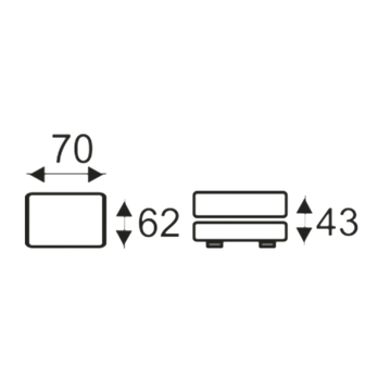 Taburet DANTE cappuccino 2