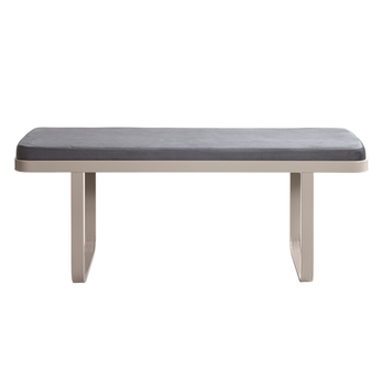 Lavice DARIO kašmírová/antracitová, šířka 115 cm 2