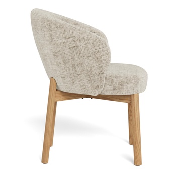 Jídelní židle DARLENE béžová/matný dub 4