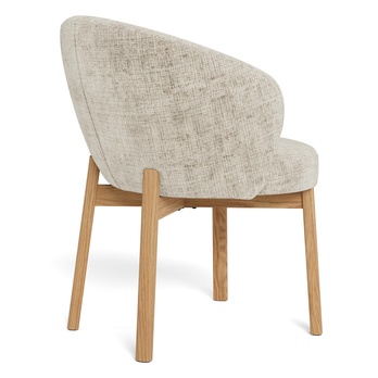 Jídelní židle DARLENE béžová/matný dub 5