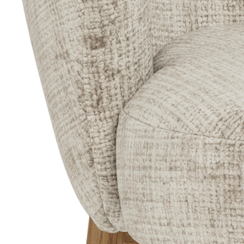 Jídelní židle DARLENE béžová/matný dub 7